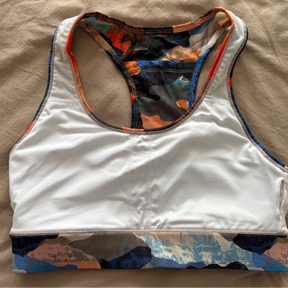 Fabletics Multicolor Camouflage Sports Bra - Picture 3 of 3